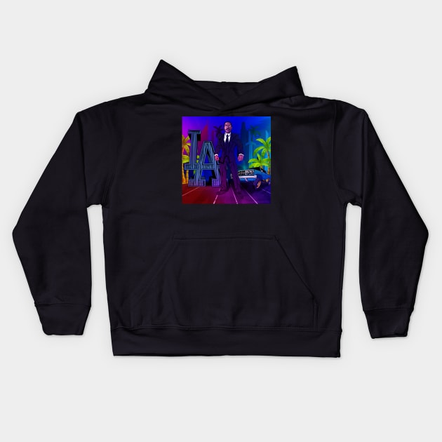 Los Angeles Street Culture Kids Hoodie by Dysfunctional Tee Shop